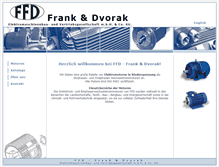 Tablet Screenshot of frank-dvorak.at